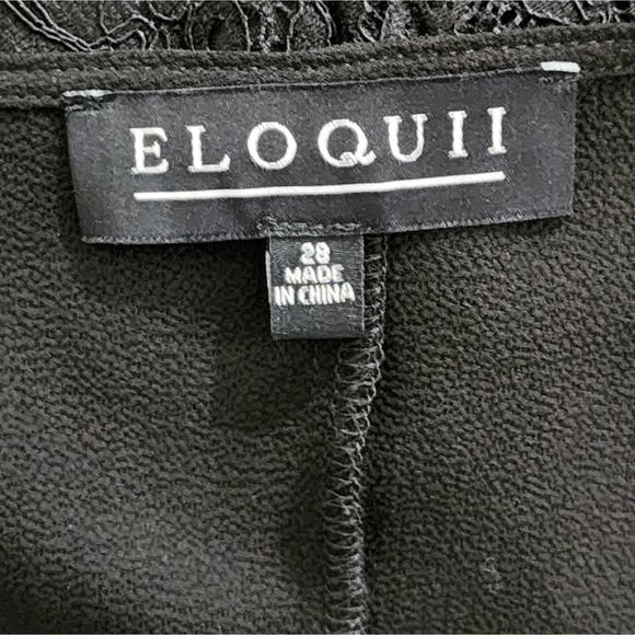 ELOQUII Black‎ Ruffle-Front Shift Dress - Plus size 28 - Picture 7 of 10